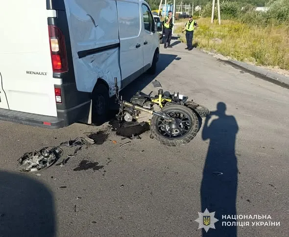 image На трасі Львів–Жовква у Малехові травмувався мотоцикліст