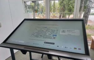 На полі почесних поховань на вул. Пасічній запрацювала інтерактивна навігаційна дошка На полі почесних поховань на вул.