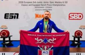 Назар Жінчин став бронзовим призером чемпіонату Європи з жиму лежачи