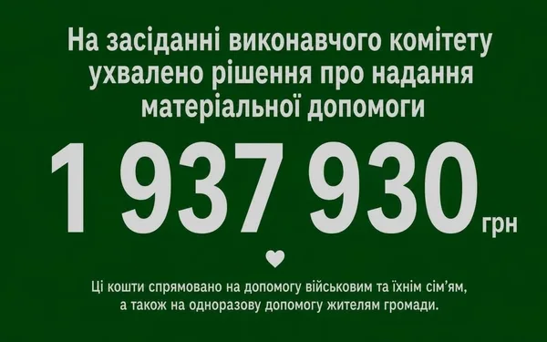 image Славська селищна рада виділила кошти на допомогу військовим та жителям громади