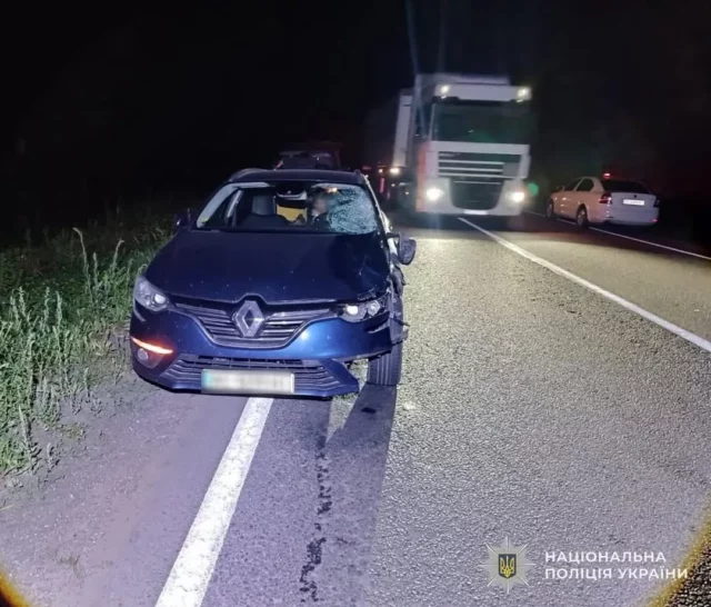 На Львівщині автомобіль смертельно травмував пішохода на дорозі Львів–Луцьк