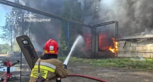 У Львові рятувальники ліквідували пожежу на складі, загинули троє людей