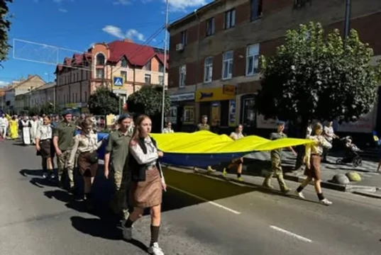 У Стрию відзначили День Прапора та День Незалежності патріотичним заходом