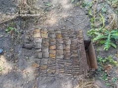 На Львівщині знищили гранату, патрони та артснаряди часів Другої світової війни