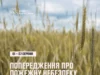 На Львівщині оголосили надзвичайну пожежну небезпеку з 1 до 7 серпня