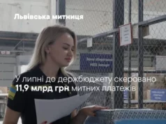 Львівська митниця перерахувала до держбюджету 11,9 млрд грн у липні 2026 року Львівська митниця перерахувала до держбюджету 11,9 млрд грн у липні 2026 року