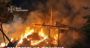 На Самбірщині під час пожежі в житловому будинку загинув 68-річний чоловік