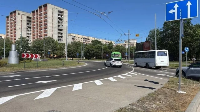 image У Львові на розв’язці Кульпарківська — Виговського — Володимира Великого ДТП стало менше на 57%