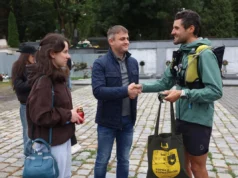 У Львові швейцарець Фредерік Сплендор завершив 60-денний марафон на підтримку України У Львові швейцарець Фредерік Сплендор завершив 60-денний марафон на підтримку України