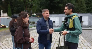 У Львові швейцарець Фредерік Сплендор завершив 60-денний марафон на підтримку України