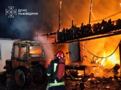 У селі Уріж на Дрогобиччині загорілася господарська будівля