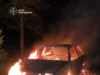 (Українська) У селі Вовчатичі вогонь знищив легковик ВАЗ‑2108 У селі Вовчатичі вогонь знищив легковик ВАЗ‑2108