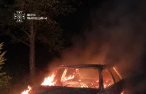 У селі Вовчатичі вогонь знищив легковик ВАЗ‑2108