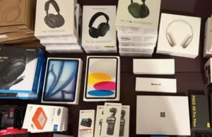 На кордоні в пункті пропуску «Угринів – Долгобичув» виявили техніку Apple, DJI, JBL та POCO на 1,2 млн грн На кордоні в пункті пропуску «Угринів – Долгобичув» виявили техніку Apple, DJI, JBL та POCO на 1,2 млн грн