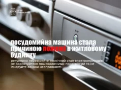 У Бориславі загорілася посудомийна машина в житловому будинку