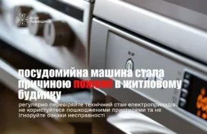 У Бориславі загорілася посудомийна машина в житловому будинку