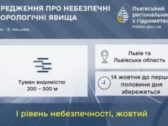 (Українська) На Львівщині 14 жовтня зберігатиметься туман жовтого рівня небезпеки На Львівщині 14 жовтня зберігатиметься туман жовтого рівня небезпеки