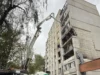 У Львові відновлюють будинки, зруйновані ракетним ударом на Патона і Виговського