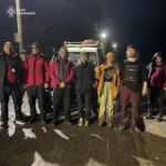 На Львівщині рятувальники знайшли вісьмох людей, які заблукали в лісах і горах