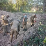 У Ласкові в Польщі знайшли понад 40 останків українців із масового поховання