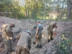У Ласкові в Польщі знайшли понад 40 останків українців із масового поховання