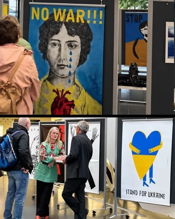 image Львівський палац мистецтв став партнером антивоєнної виставки в Ґеттінґені