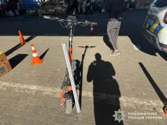 У Львові електросамокат збив пішохода на вулиці Хуторівка