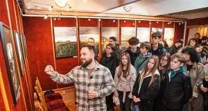 У Львові в музеї Грушевського відкрили виставку картин ветерана Руслана Кухти