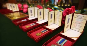 У Львові родинам полеглих прикордонників вручили посмертні державні нагороди