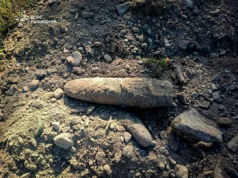 У селі Грабовець на Львівщині під час земляних робіт знайшли артснаряд часів Другої світової